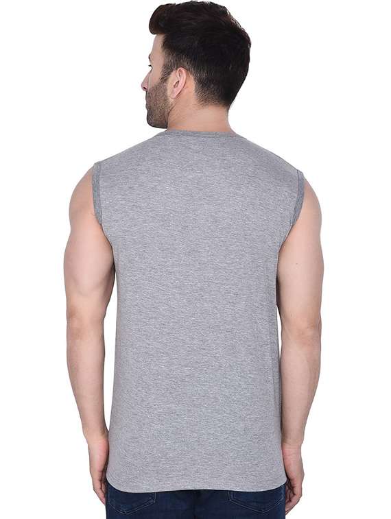 grey cotton blend t-shirt - 20841464 -  Standard Image - 2