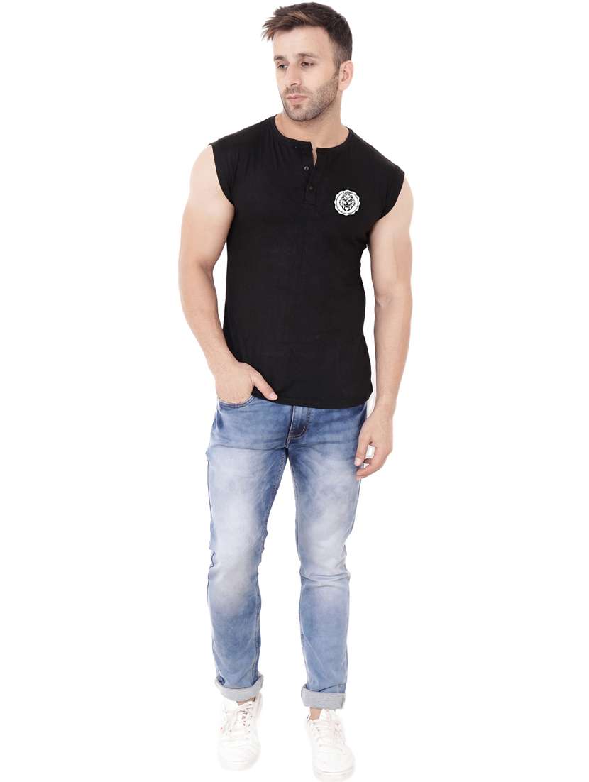 men henleys neck sleeveless t-shirt - 20841480 -  Standard Image - 2