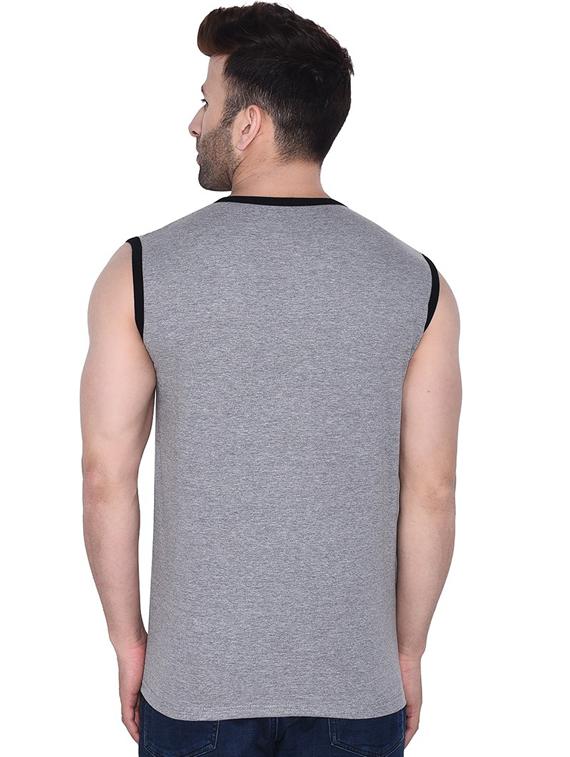 men henleys neck sleeveless t-shirt - 20841487 - Standard Image - 2