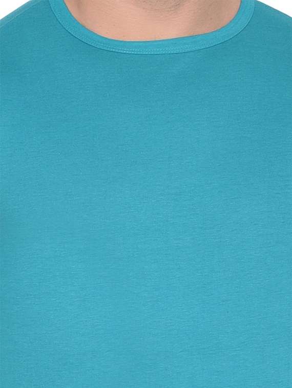 blue cotton blend t-shirt - 20841502 -  Standard Image - 2