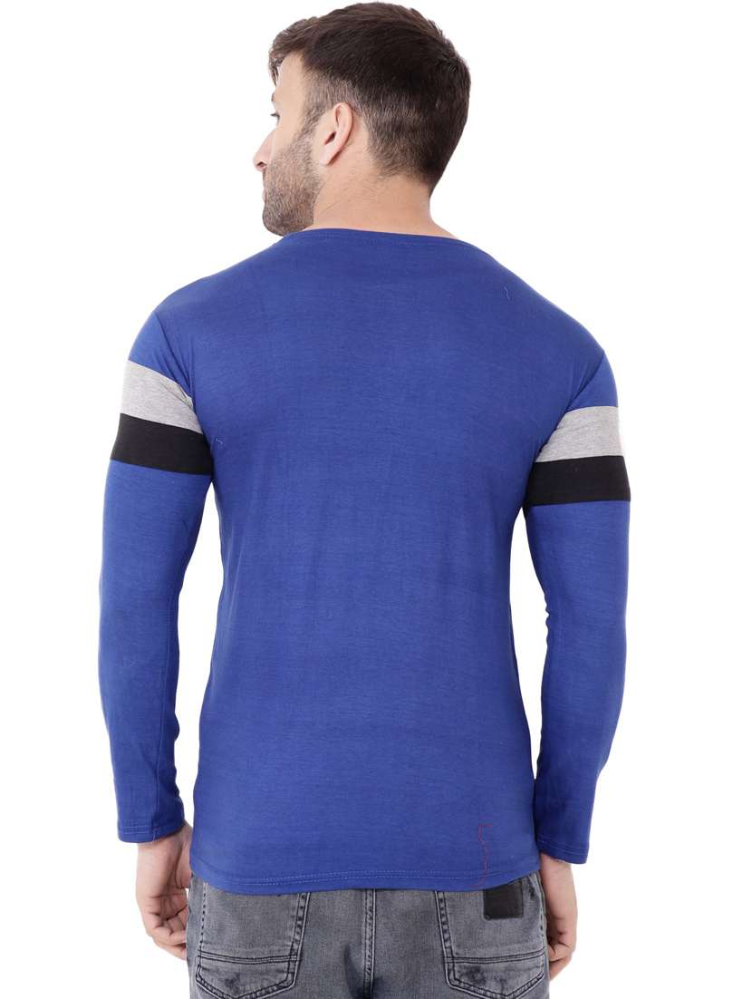 blue cotton blend t-shirt - 20841545 -  Standard Image - 2