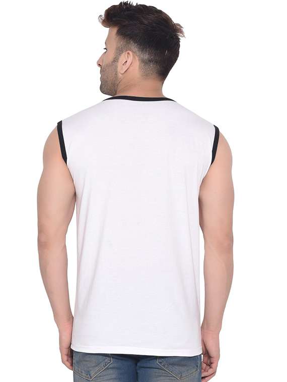 white cotton blend t-shirt - 20841566 -  Standard Image - 2