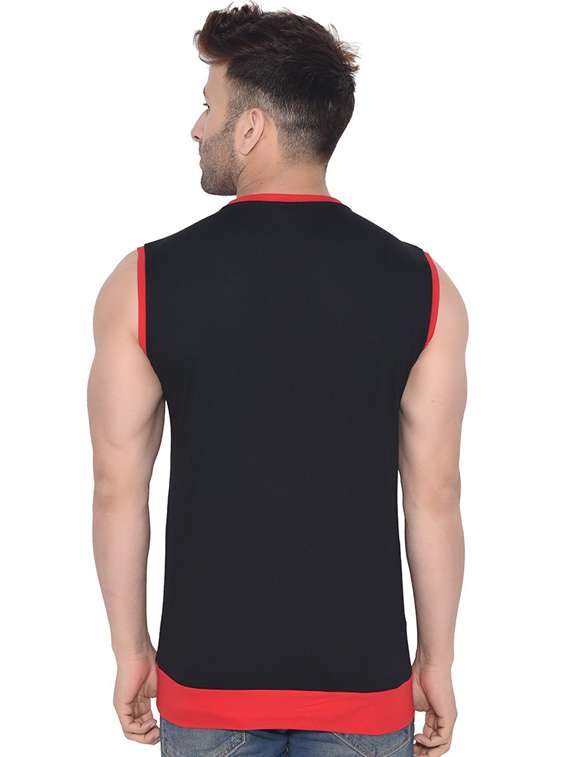 black cotton blend t-shirt - 20841569 -  Standard Image - 2