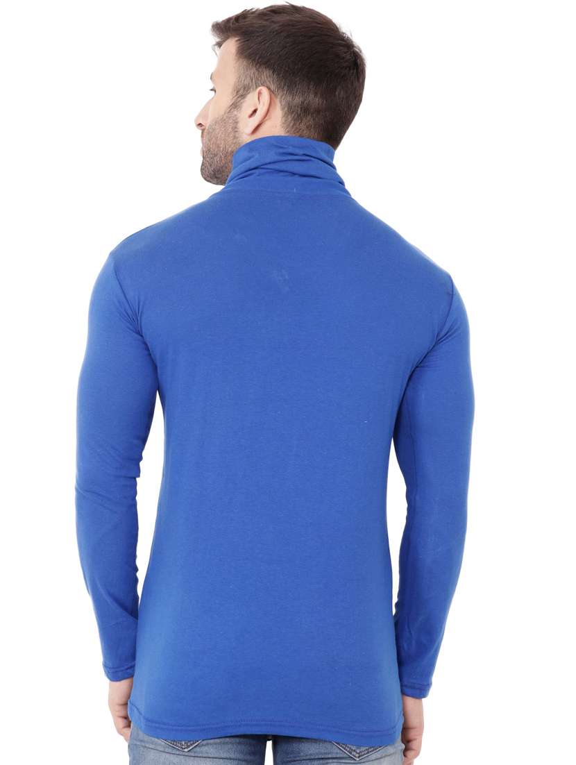 blue cotton blend t-shirt - 20841598 -  Standard Image - 2