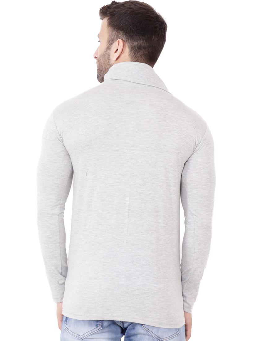 grey cotton blend t-shirt - 20841610 - Standard Image - 2