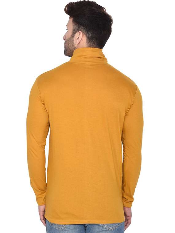 mustard cotton blend t-shirt - 20841631 -  Standard Image - 2