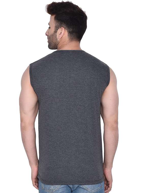 grey cotton blend t-shirt - 20841634 -  Standard Image - 2