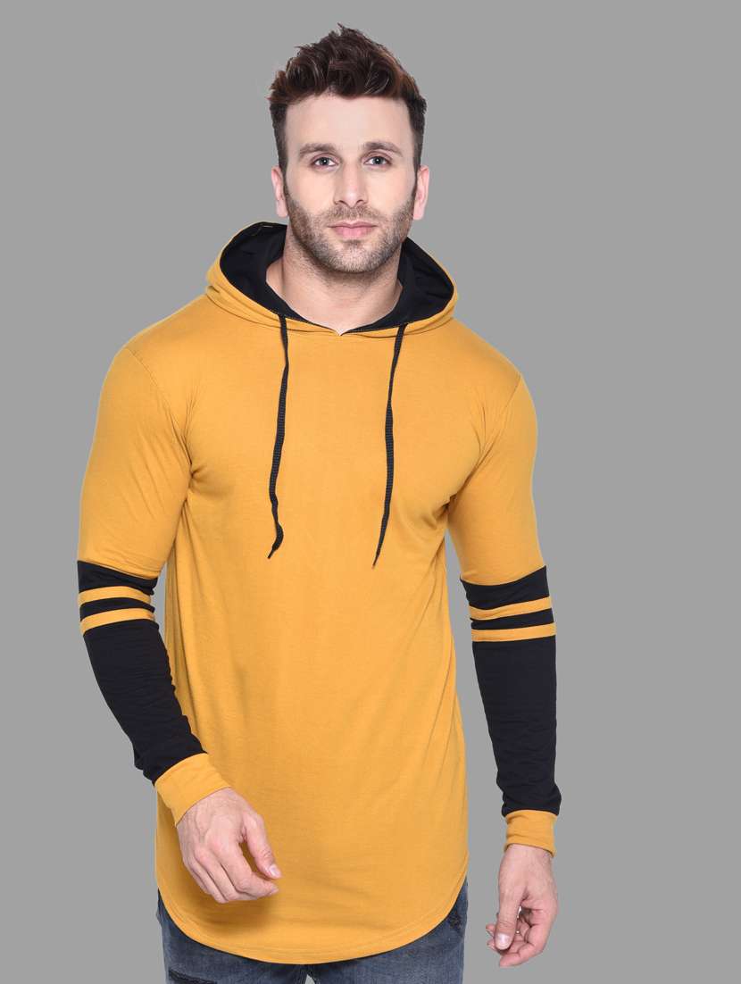 gold cotton blend t-shirt