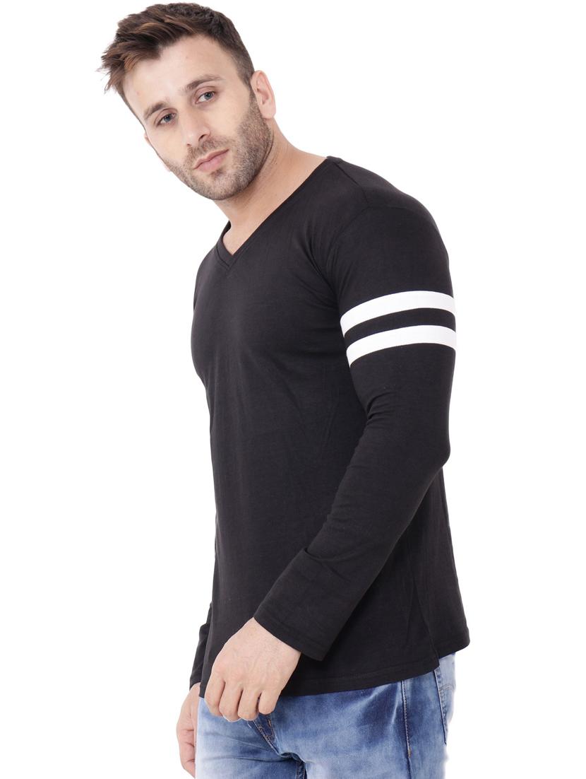 black cotton blend t-shirt - 20841697 - Standard Image - 2