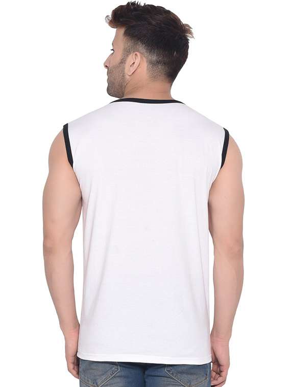 white cotton blend t-shirt - 20841707 -  Standard Image - 2