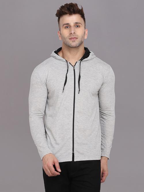 grey cotton blend t-shirt - 20841773 - Standard Image - 0