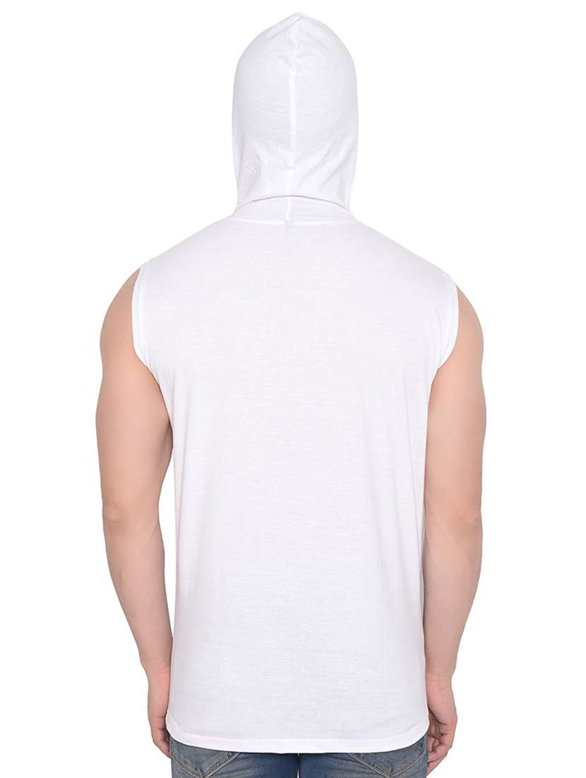 white cotton blend t-shirt - 20841780 -  Standard Image - 2