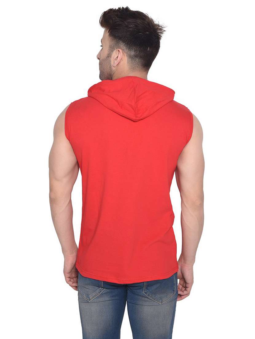 red cotton blend t-shirt - 20841781 -  Standard Image - 2