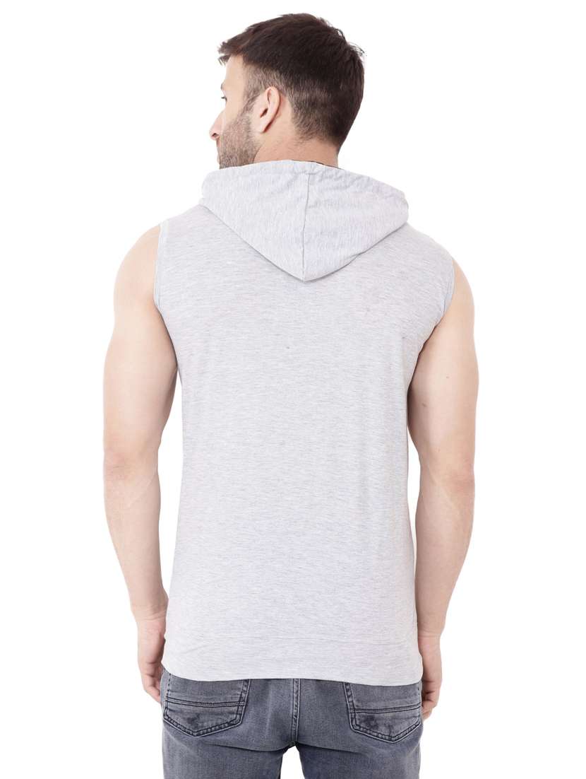 grey cotton blend t-shirt - 20841802 - Standard Image - 2