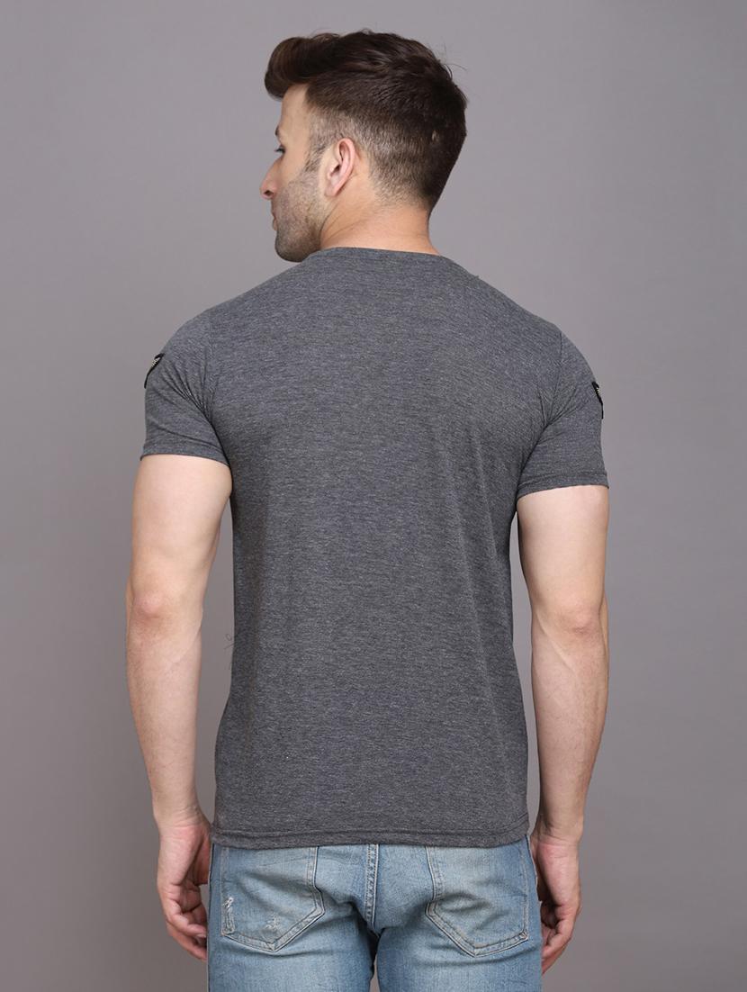 grey cotton blend t-shirt - 20841807 - Standard Image - 2