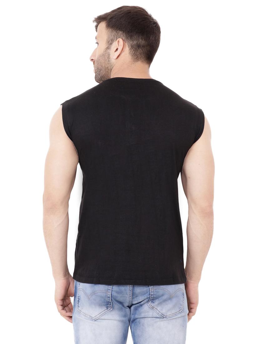 black cotton blend t-shirt - 20841825 - Standard Image - 2