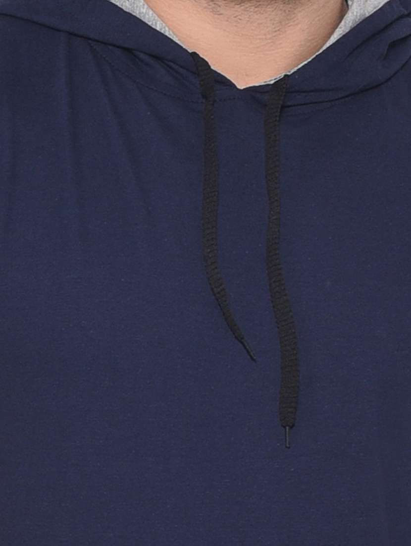 dark blue cotton blend t-shirt - 20841827 -  Standard Image - 2