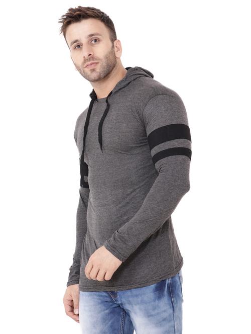 grey cotton blend t-shirt - 20841828 - Standard Image - 0