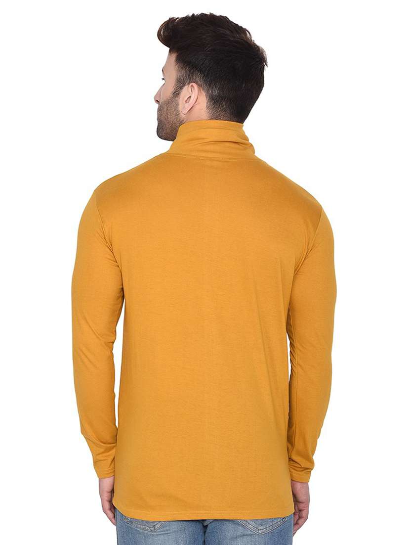 yellow cotton blend all over print t-shirt - 20841876 - Standard Image - 2