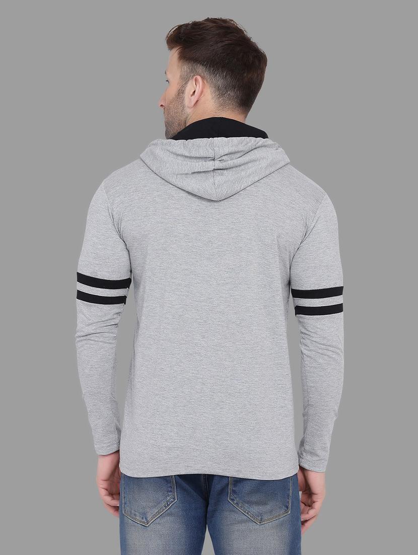grey cotton blend t-shirt - 20841885 - Standard Image - 2