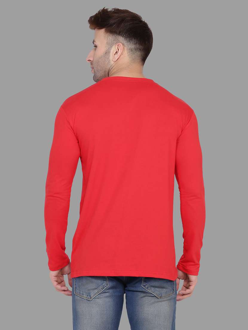 red cotton blend t-shirt - 20841925 -  Standard Image - 2