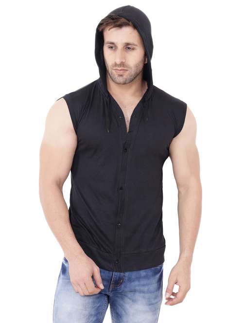 black cotton blend t-shirt - 20841936 -  Standard Image - 0
