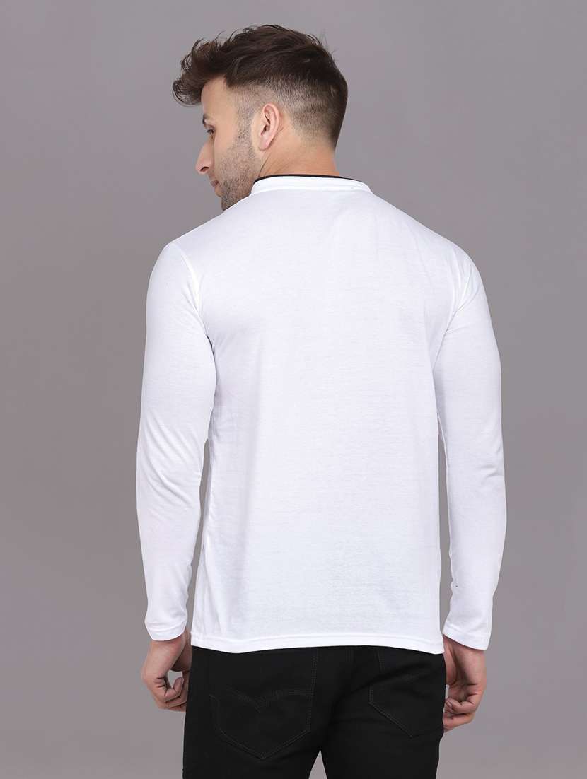 solid cotton blend t-shirt - 20841948 -  Standard Image - 2