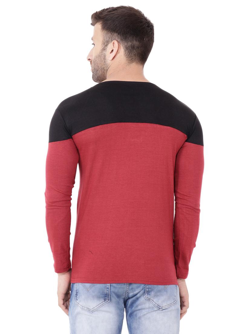 color block cotton blend t-shirt - 20841963 - Standard Image - 2