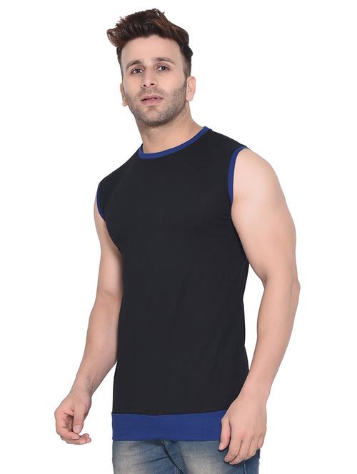 solid cotton blend t-shirt - 20841977 - Standard Image - 0
