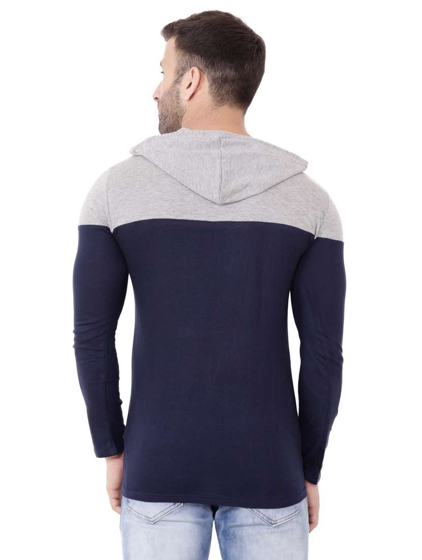 navy cotton blend  t-shirt - 20841999 -  Standard Image - 2