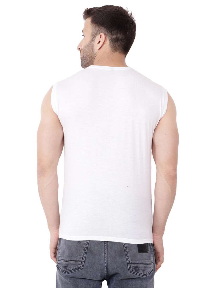 white solid cotton blend t-shirt - 20842000 -  Standard Image - 2