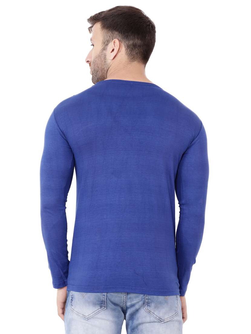 blue cotton blend  t-shirt - 20842002 -  Standard Image - 2