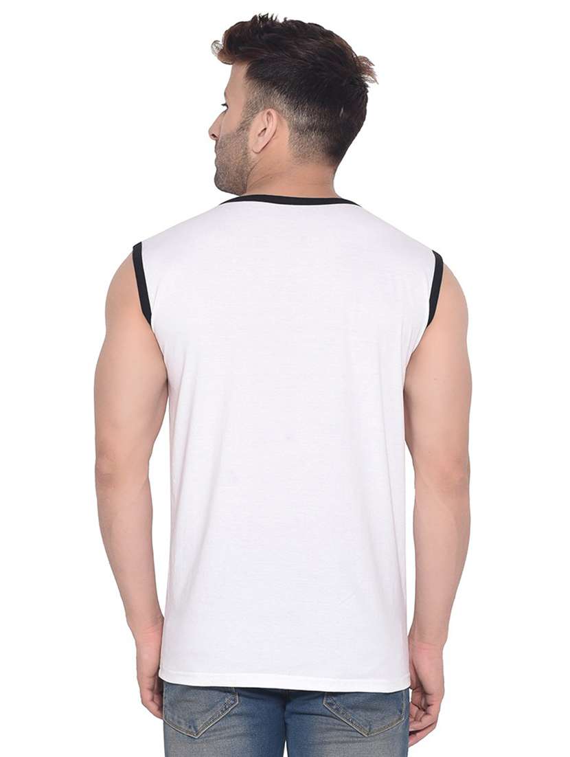 white cotton blend t-shirt - 20842079 -  Standard Image - 2