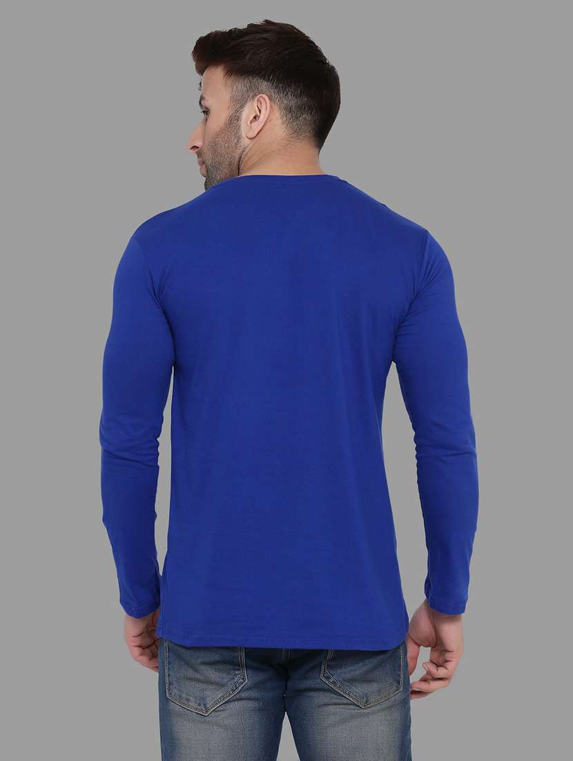 men solid long sleeve t-shirt - 20842104 -  Standard Image - 2