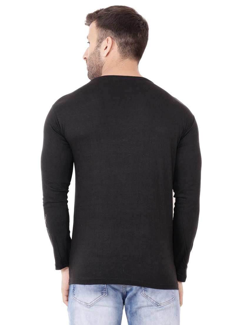 black cotton blend t-shirt - 20842111 -  Standard Image - 2