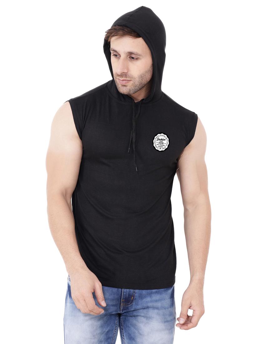 black cotton blend t-shirt - 20842115 - Zoom Image - 0
