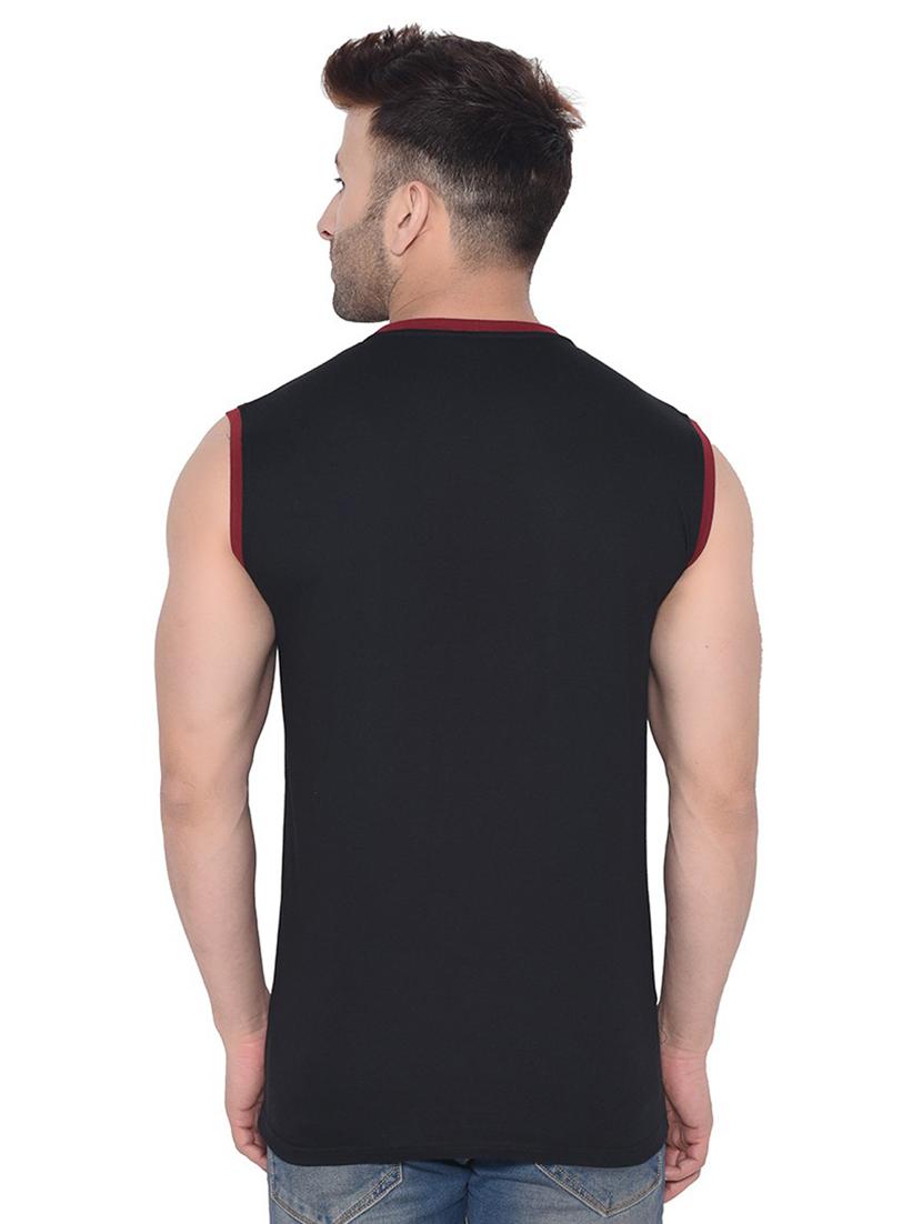 black cotton blend t-shirt - 20842117 - Standard Image - 2