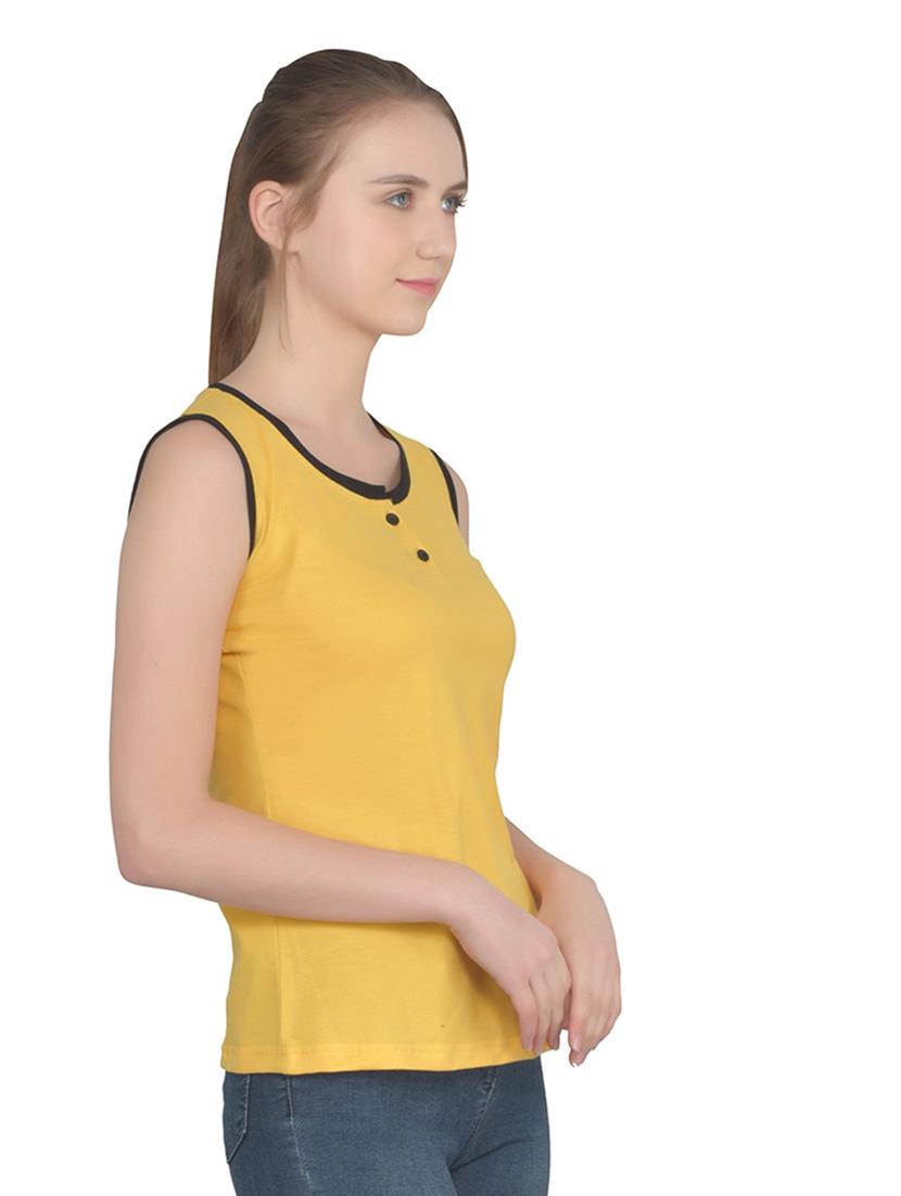 women solid round neck t-shirt - 20842135 - Standard Image - 2
