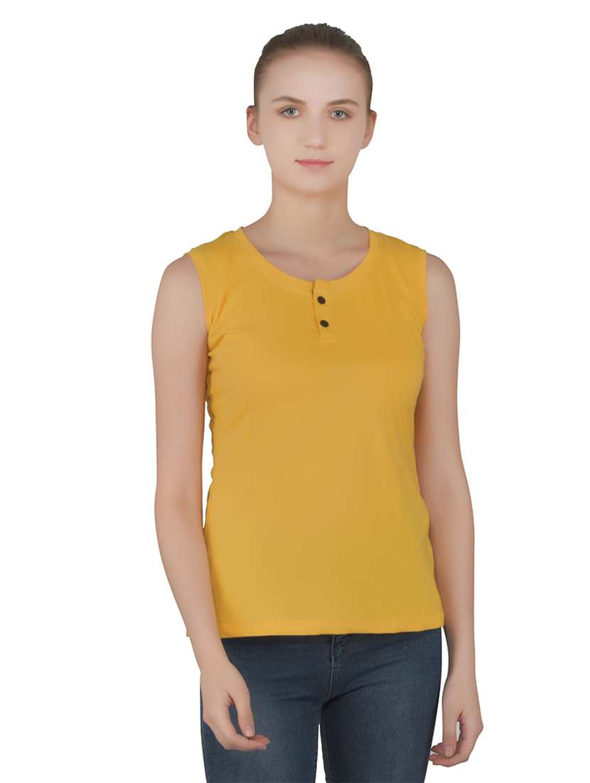 women solid round neck t-shirt