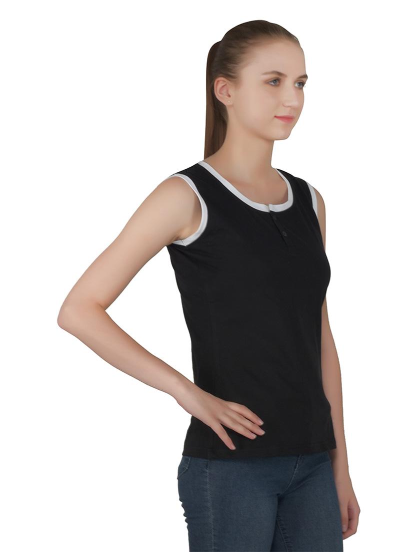 women solid round neck t-shirt - 20842258 - Standard Image - 2