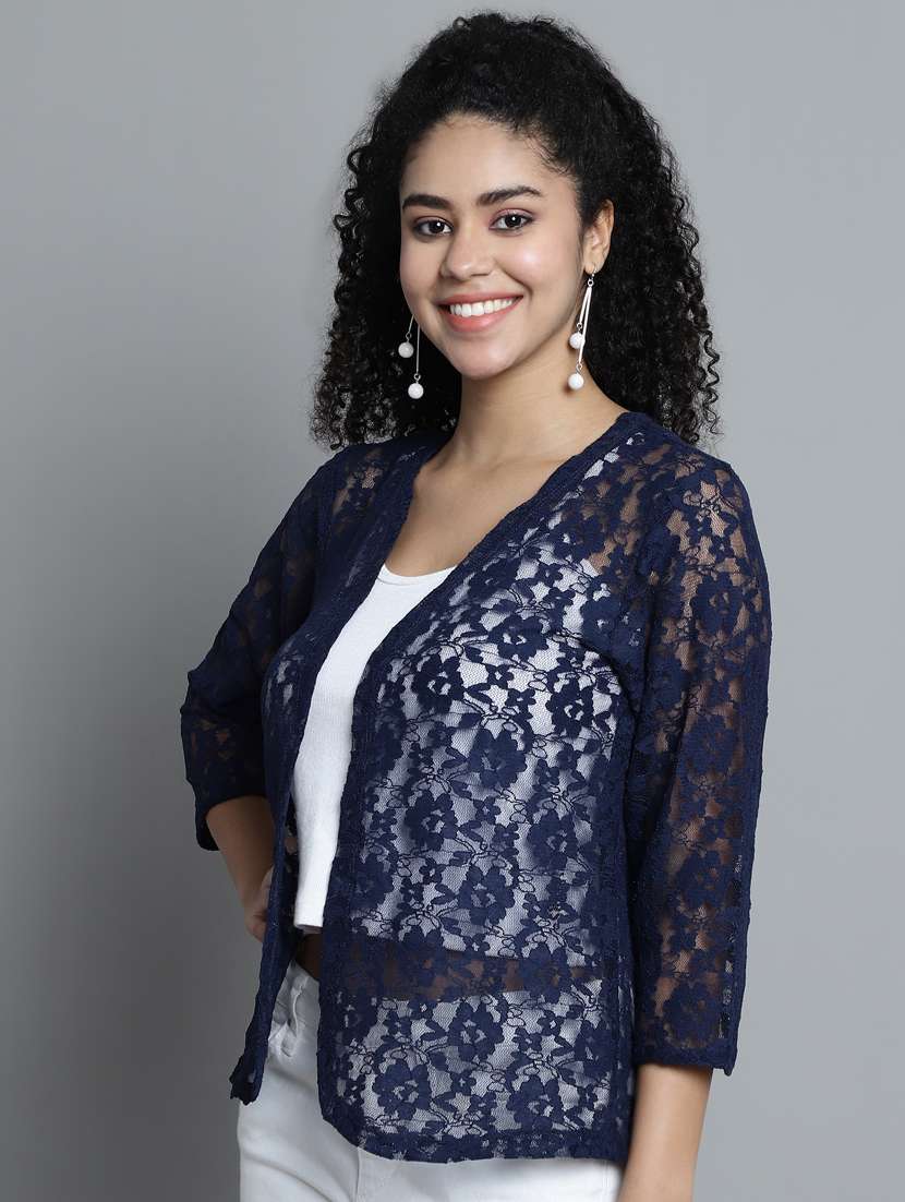 women self design net regular shrug - 20844427 -  Standard Image - 2