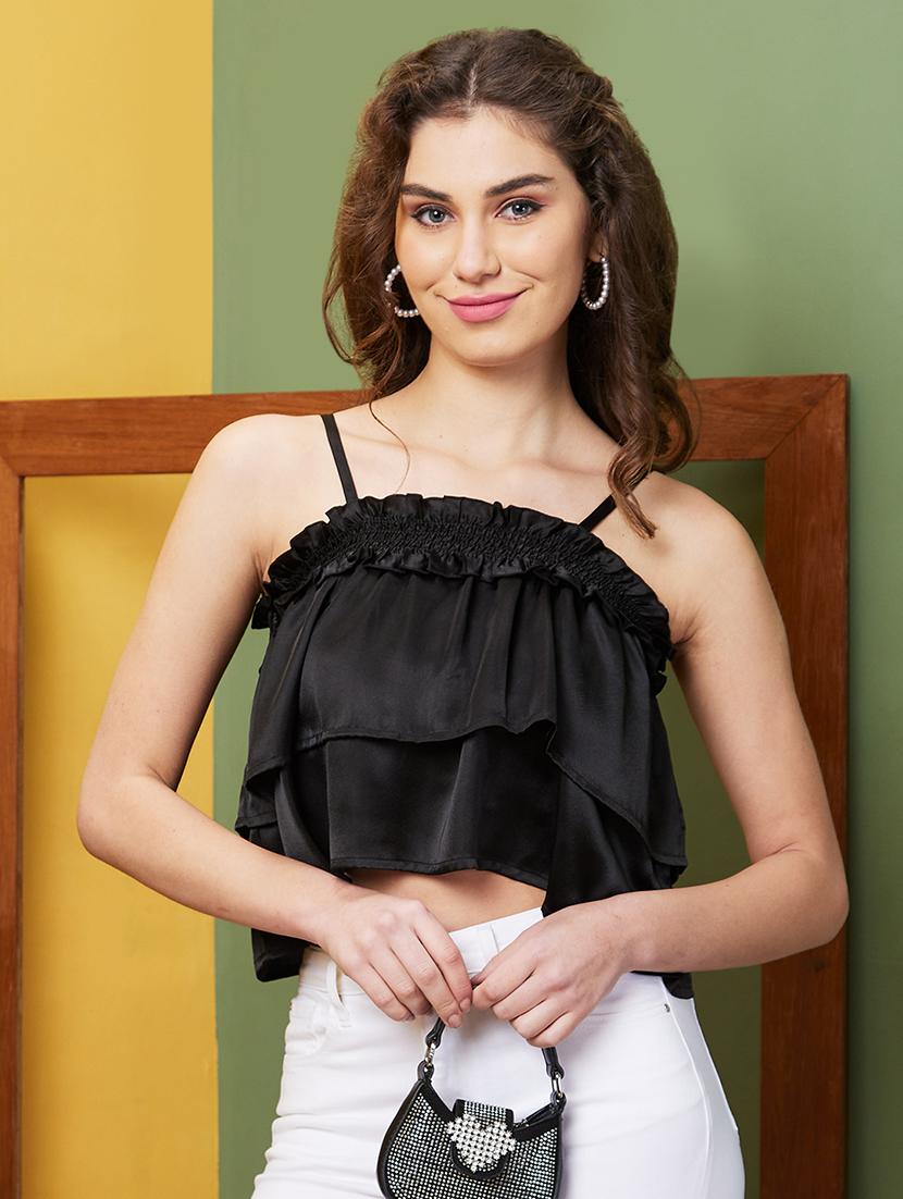 black solid regular top - 20844590 - Zoom Image - 0