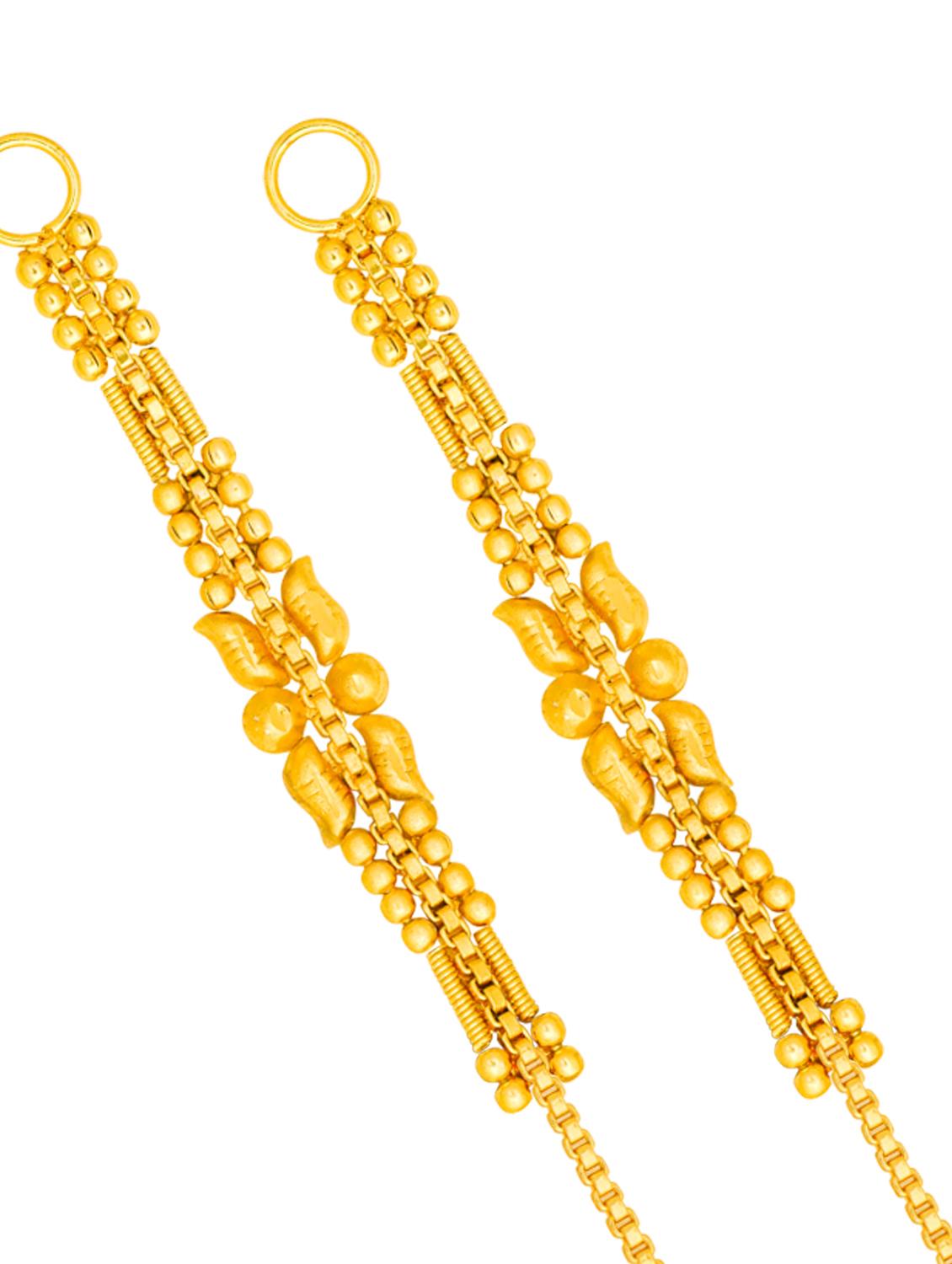 gold brass earcuff earrings - 20844695 - Standard Image - 2