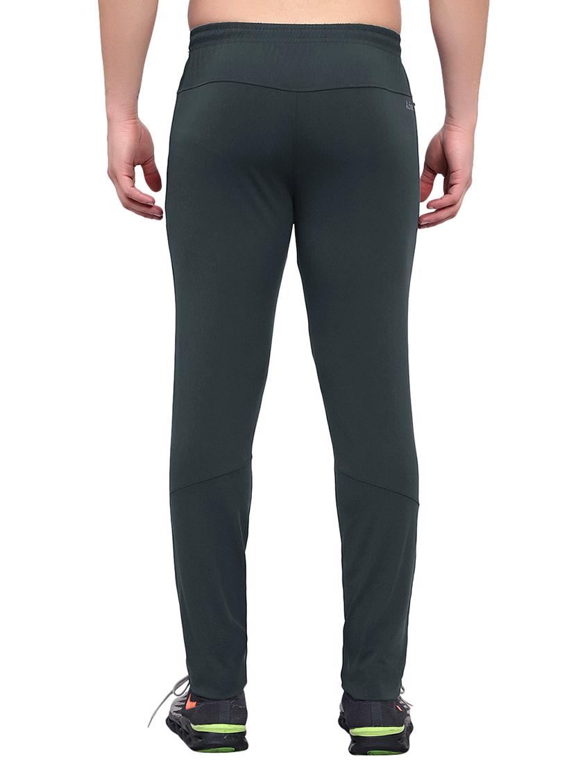 grey lycra blend full length track pant - 20845200 - Standard Image - 2