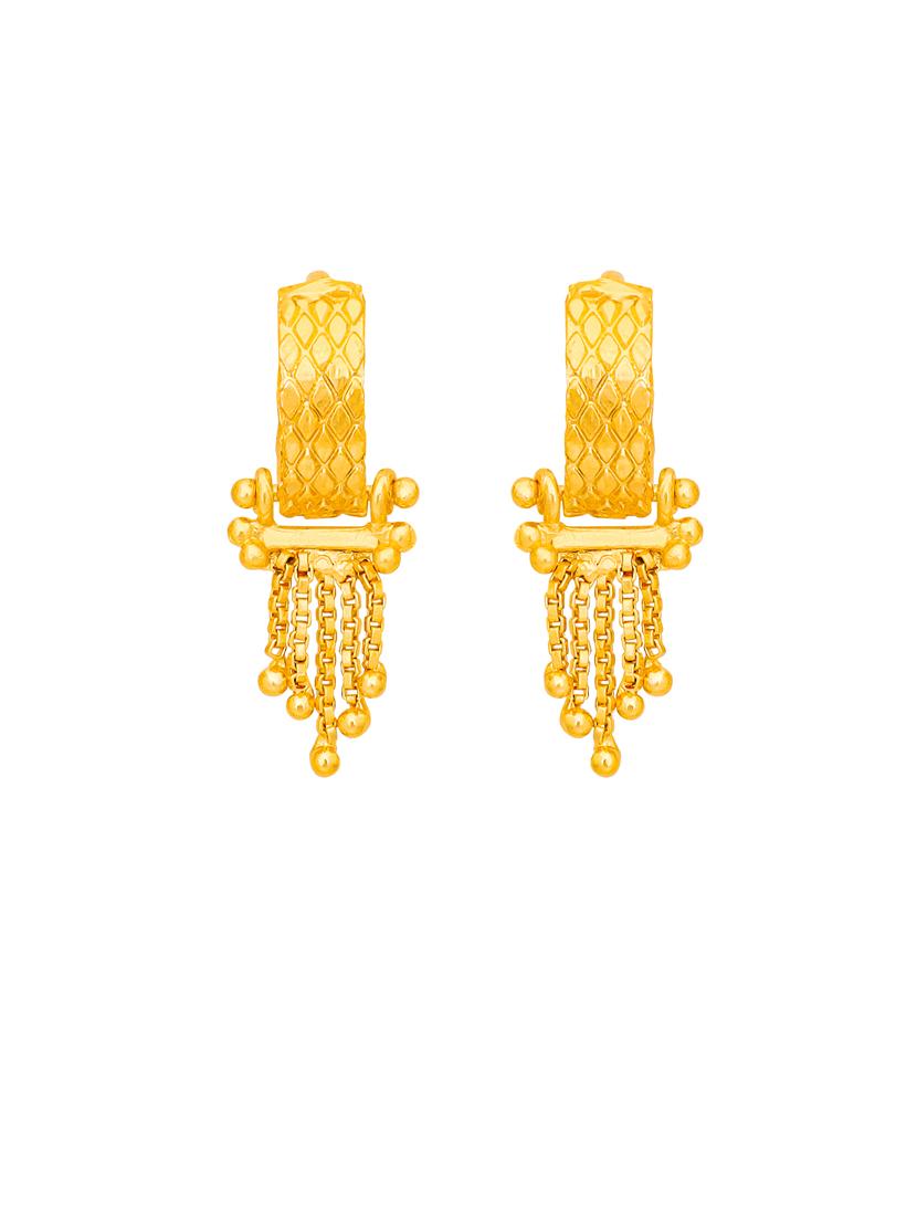 gold plated balli earrings - 20848873 - Standard Image - 2