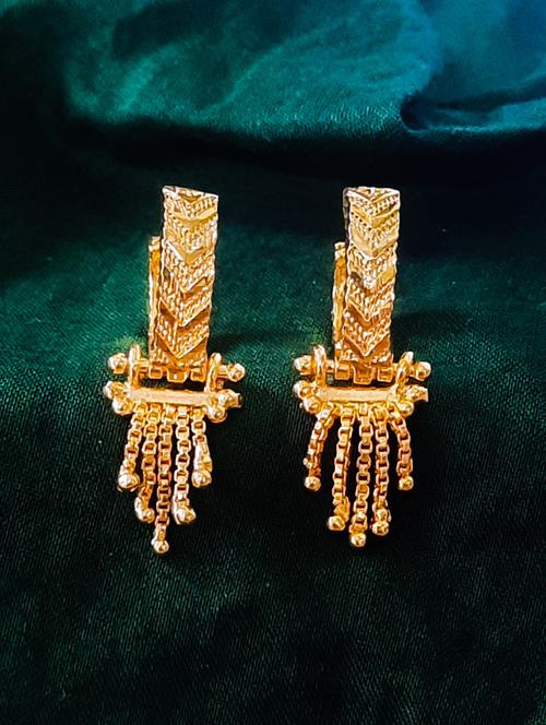gold plated balli earrings - 20848876 - Standard Image - 0
