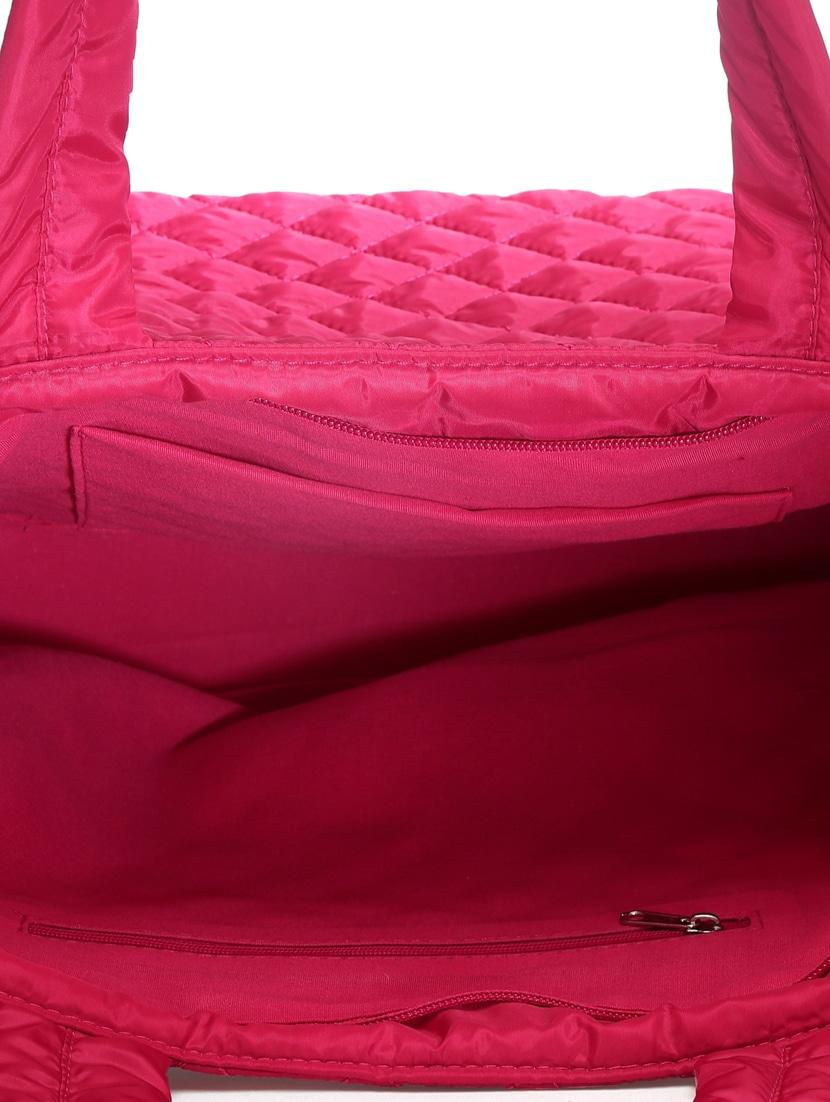 pink quilted regular tote bag - 20850252 - Standard Image - 2