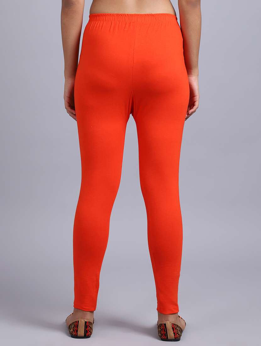 women solid high rise leggings - 20850494 -  Standard Image - 2