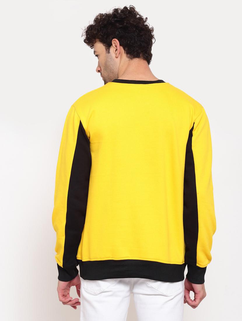 yellow cotton blend sweatshirt - 20851108 - Standard Image - 2