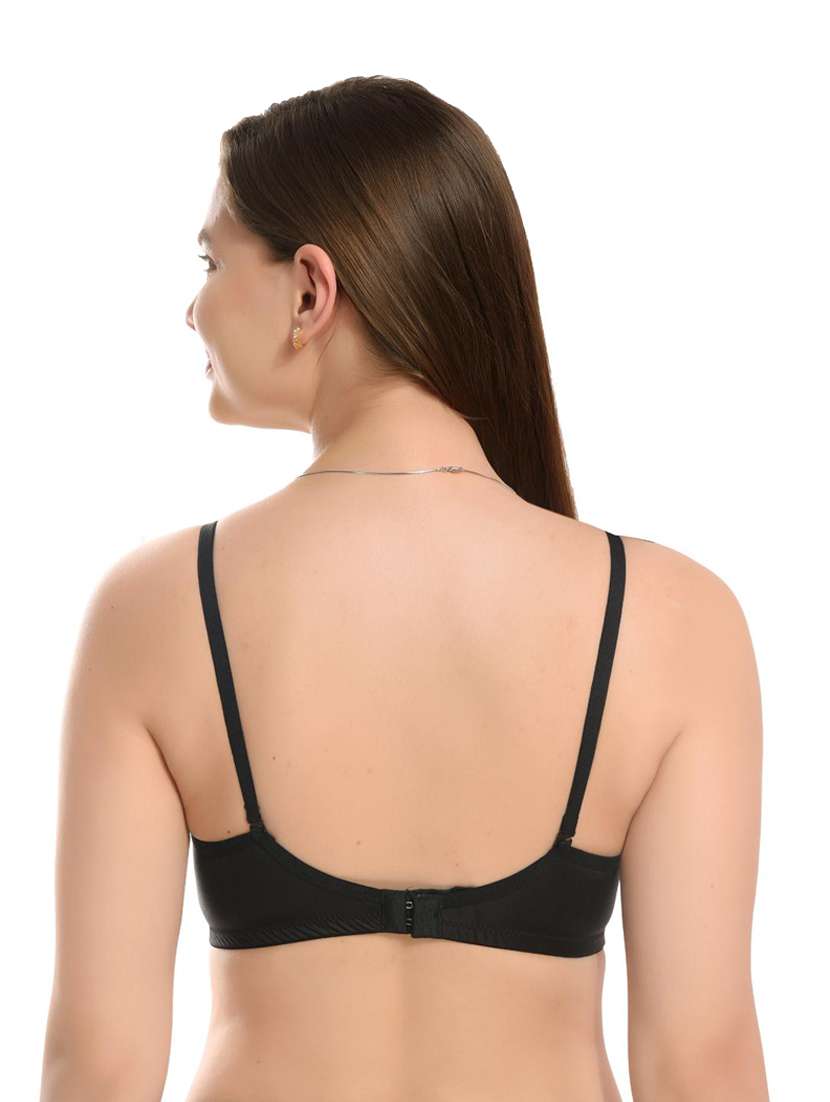 women solid hosiery bra - 20851246 - Standard Image - 2